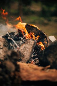 camping fire